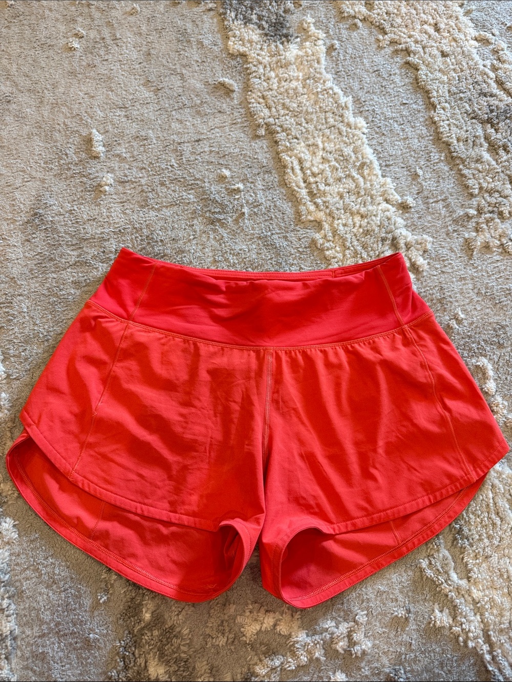 Lululemon Women’s Red Active Shorts - Lightweight Performance